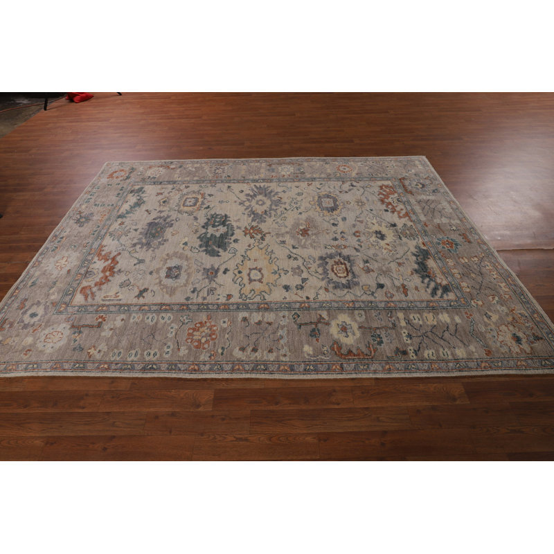 Vegetable Dye Oushak Turkish Area Rug