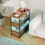 28cm W Metal Bedside Table-225275689