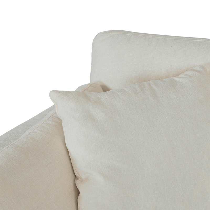 Sofa, Beige Chenille