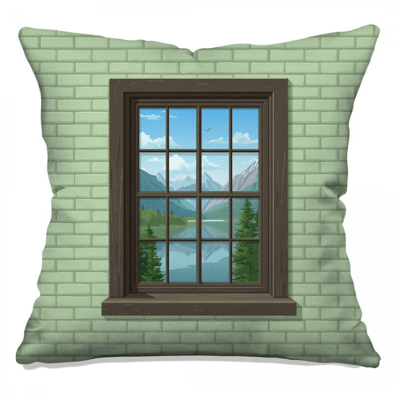Coussins Mountain View, 26 x 26 inches