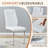 79'' Marble-Patterned Wood Dining Table Set for 10-331281789-329440484
