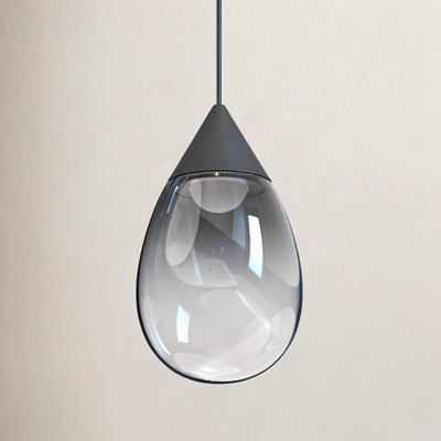 Alheidis Single Light Glass Dimmable LED Pendant