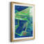 " Geometric In Cool I " 3 - Pieces Painting Print-69981966-69981967