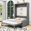 Lit escamotable double avec canapé Artemiy-756998401