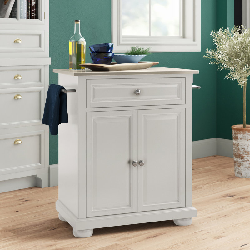 Hedon Kitchen Cart, White