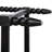 Tamami 26" High Modern Farmhouse Turned Leg Beaded Counter Stool-99277284-99277278-99277283