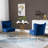 Brumm Velvet Side Chair-1728420213