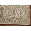 Tapis de couloir oriental All-Over Ivoire Oushak 3 x 12