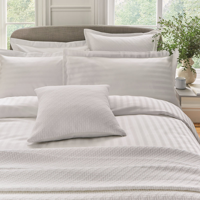 Adan 1000 TC Duvet Cover, King Duvet Cover, Beige