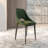 Newsom Modern Curved Open-Back Upholstered Dining Chair with Sturdy Iron Metal Legs, Heavy-Duty 440 lb. Weight Capacity - Perfect for Dining Room, Kitchen, or Vanity-30999663-30984025