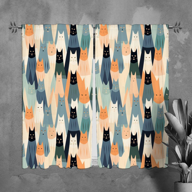 Aneley Room Darkening Curtain Pair, 82" H x 40" W