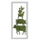 " Farm Animal Stack Green Grass Pattern Silhouette " by Daphne Polselli