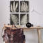 «Vintage Nature Fern Leaf Silhouettes» par JJ Design House LLC - ensemble de 4 impressions-348536444-348536445