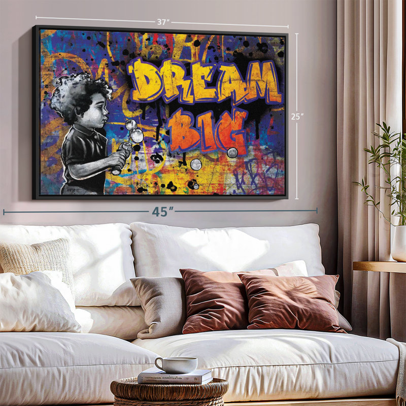 Rêves et ambitions, impression sur toile, H 37 po x l 25 po