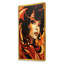 Orange et noire mode femme Diva - Art mural Pop Art-276986539-494379849
