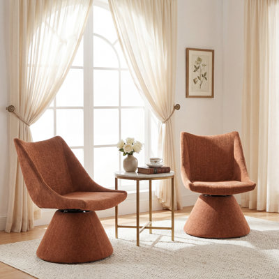 Chaises de salle à manger pivotantes Aurelio