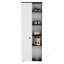 Multistorage Kitchen Pantry Lane, cuisine, blanc / noir
