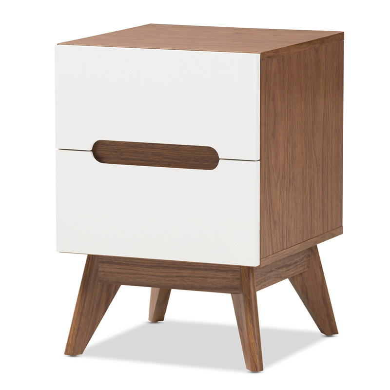 Table de chevet 2 tiroirs Bangerter