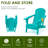 Anelie Foldable Outdoor Adirondack Chair-1881109904