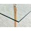Scandinavian Dining Table Set - Minimalist Style Glass and Metal Leg with 4 Luxury Dining Chairs-86936277-86936274