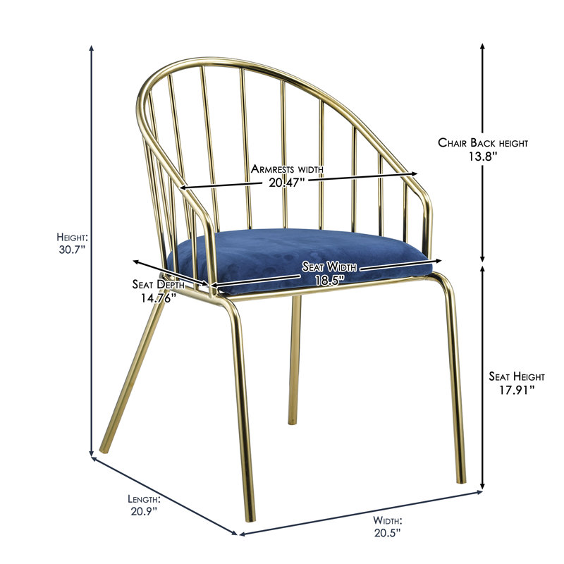 Fauteuil Kowana, Doré