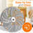 Nutrichef Food Processor Masher Blade Disc - Replacement Parts For Nutrichef Multifunction Food Processor Model Number: Ncfp8-100146906