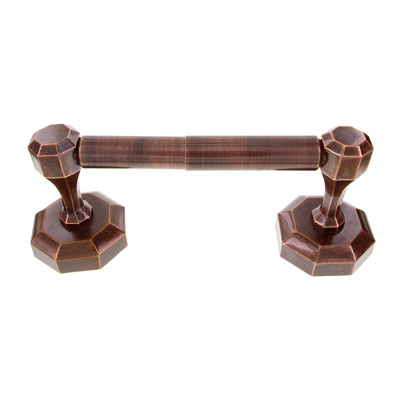 Archimedes Wall Mounted Spring Toilet Paper Holder, Antique Copper