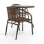 Amlie 28'' Round Glass Dining Table and 2 Rattan Chairs Set by Flash Furniture-1096051287