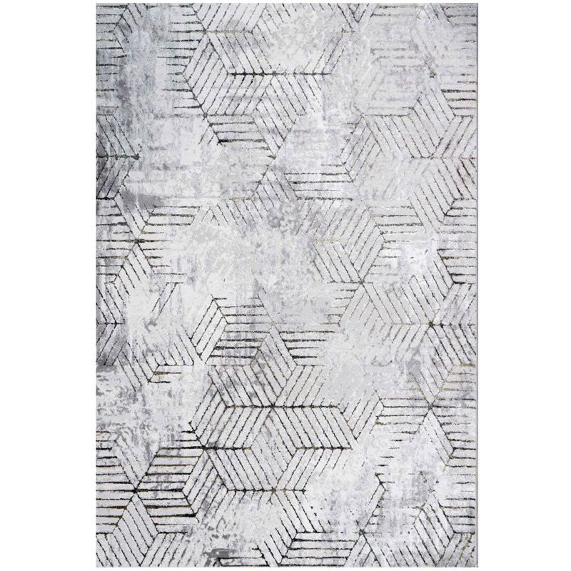 Colis Geometric Area Rug, Rectangle 80 x 150cm