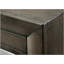 Commode contemporaine à 5 tiroirs 1Pc avec finition grise, fabrication en bois massif pour le rangement de chambre à coucher moderne-1902122175