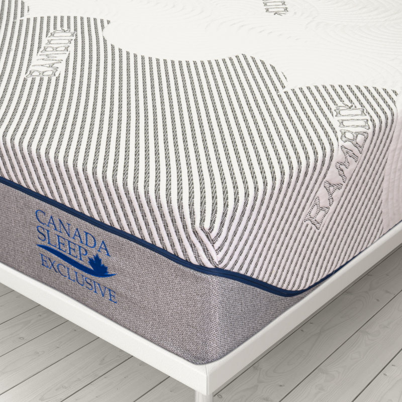 Matelas en mousse à mémoire de forme moyenne 10 po exclusive, Très grand