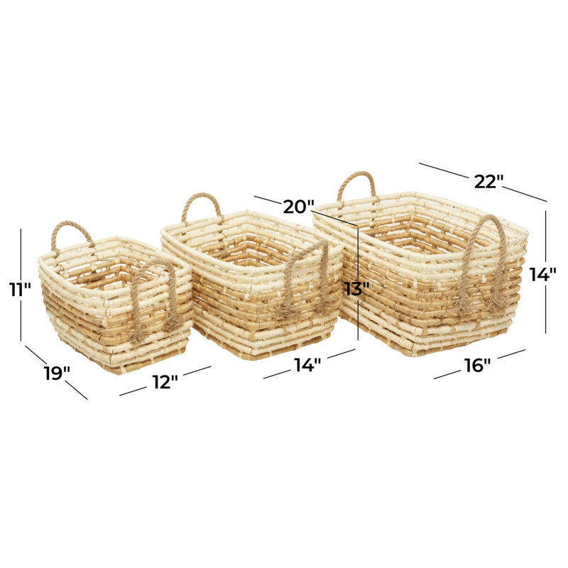 Ensemble de paniers 3 pièces