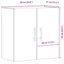 Wall Cabinet 60X31x60 Cm Engineered Wood-512522323