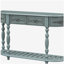 Canapé console 52 po moderne et contemporain avec table courbée pour hall d'entrée avec 4 tiroirs et 1 tablette-163023520-163023523