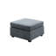 Canapé modulaire en tissu gris de 119 po avec coussins de dossier, accoudoirs confortables, siège amovible et accoudoirs confortables de 26,5 po x 26,5 po x 17,5 po x H 115,56 po de largeur, gris, confortable, profondeur amovible de 95,26 po,