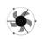 Kordae Indoor Bedroom Flush Mount Ceiling Fan with Light-1780931460-1787126206