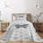 Farmhouse / Country Polyester Geometric Shapes Coverlet