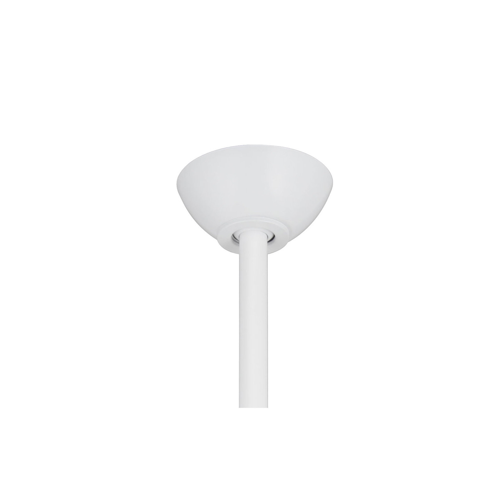 52" Roto 3 - Blade Propeller Ceiling Fan with Wall Control, Flat White