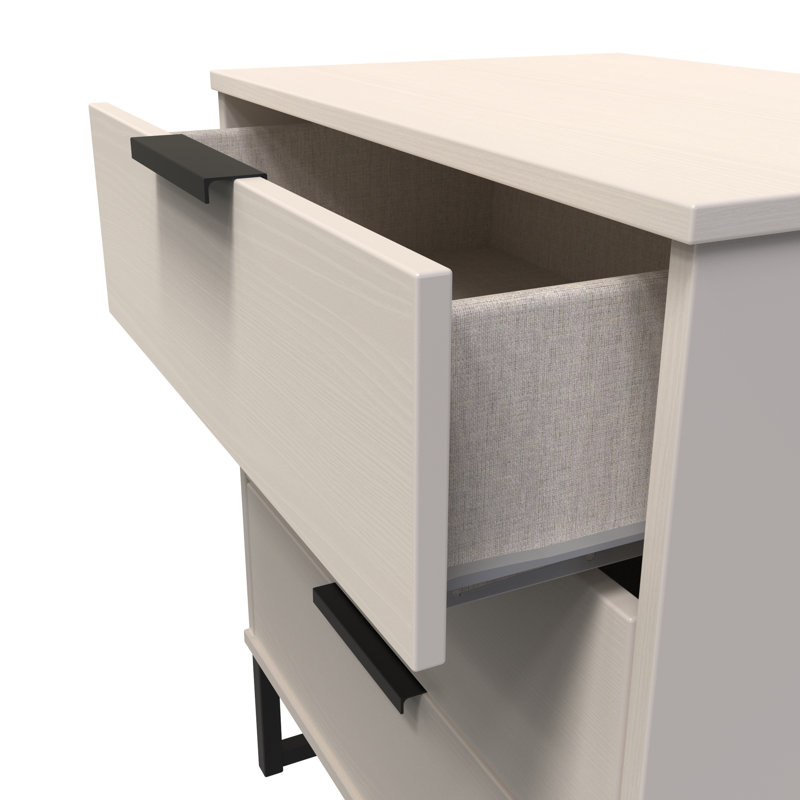 Turah 3 Drawer Chest (Ready Assembled), Kashmir Ash