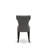 3 Piece Dining Set Contains a Round Dining Room Table with Pedestal and 2 Dark Gotham Linen Fabric Upholstered Parson Chairs, 42x42 Inch, Wirebrushed Black-1259402136-1259402146-1259402155