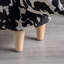 Repose-pieds en velours avec repose-pieds en velours