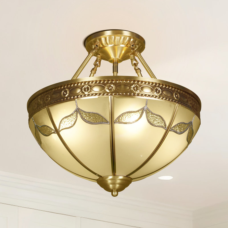 4 - Light Dome Chandelier Dimmable