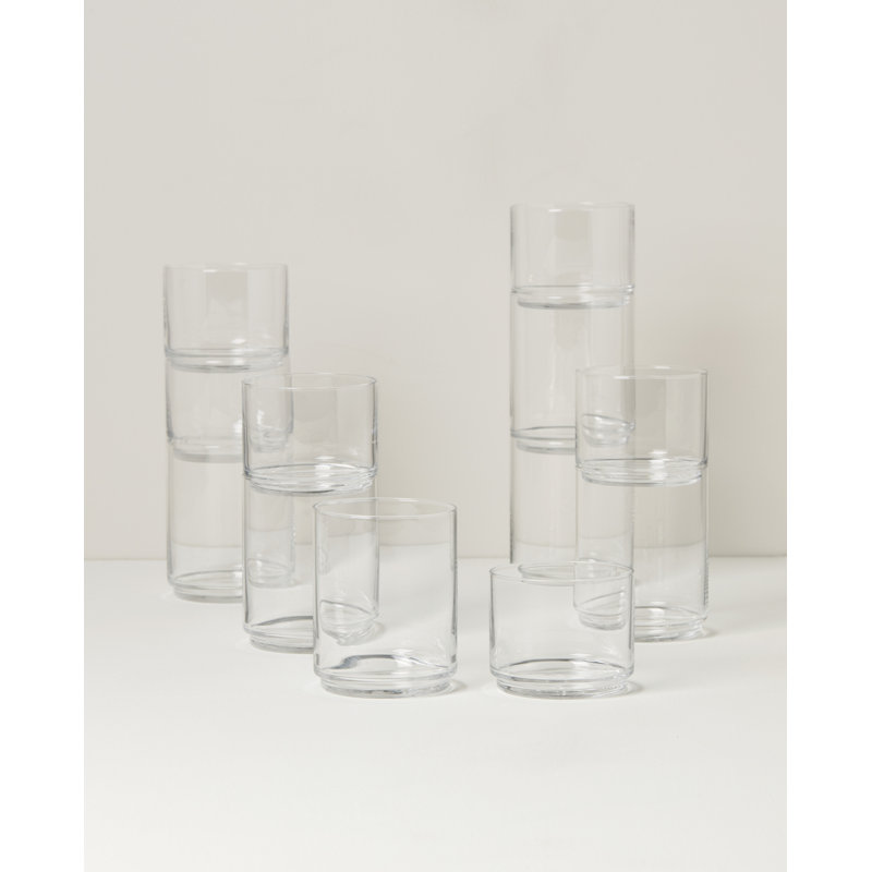 Tuscany Stackables Classics 12Pc Tall & Short Glasses