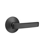 Geneva Flat Privacy (Bed & Bath) Door Lever with Round Rosette