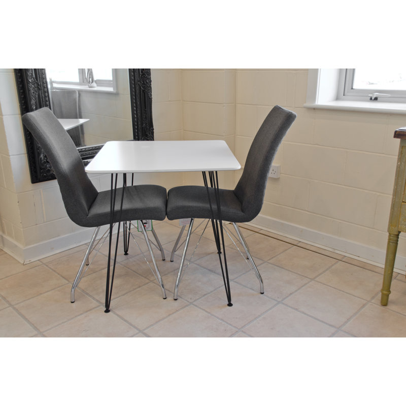 Maguire 2 - Person Dining Set, Dark Grey