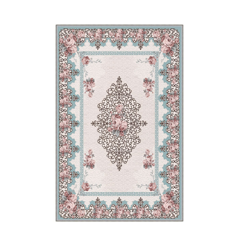 Stylish Hall Carpet 2.6 x 9.8 Feet - 100% Polyester, 0.04 in Pile Height | Antibacterial, Non-Slip PVC Felt Dot Underside | Machine Washable, 3D Digital Print | Perfect for Home Entryways & Living Spaces
