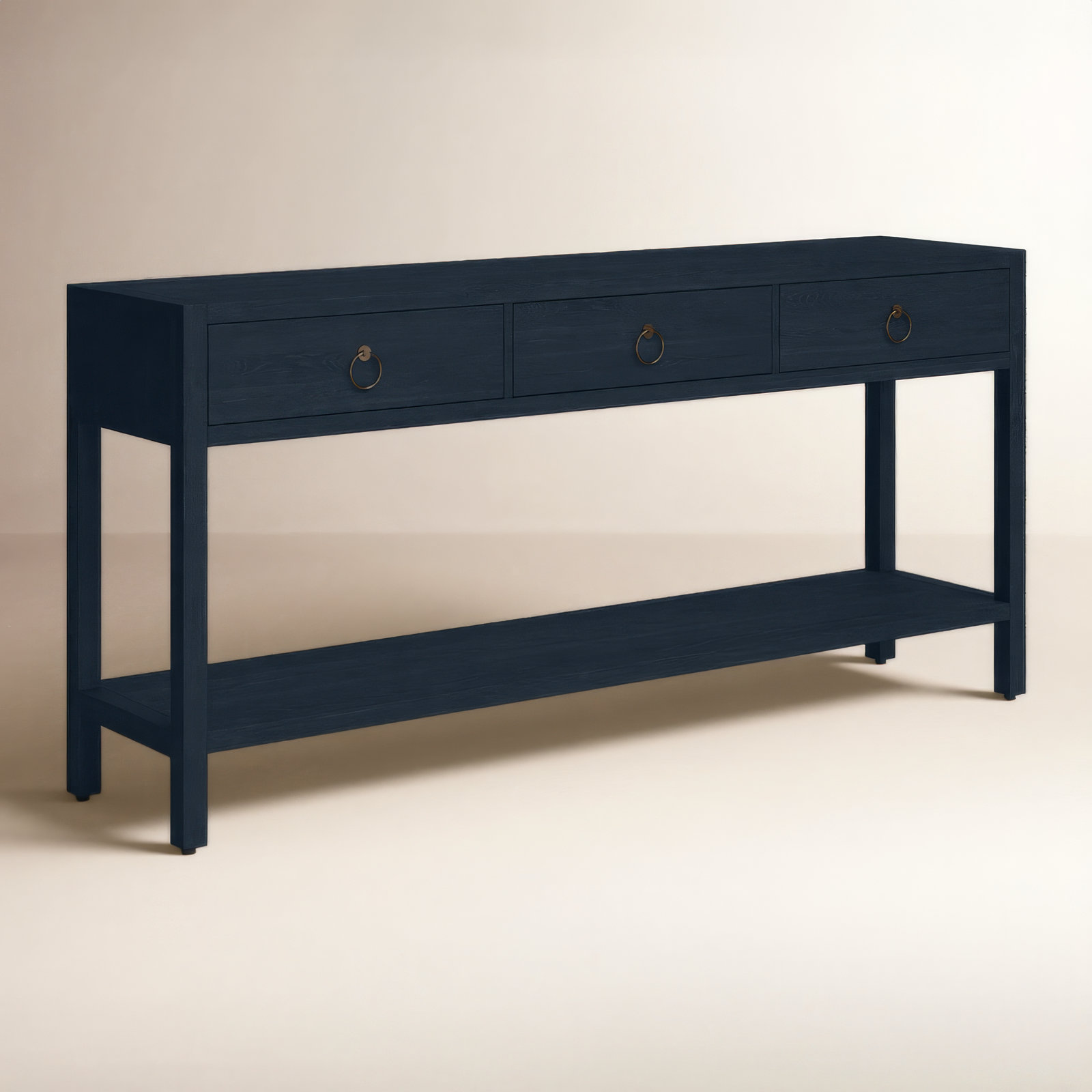 Elin 65'' Console Table, Navy Blue