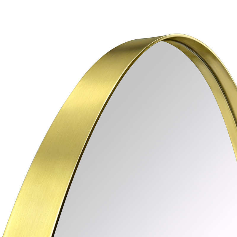 Miroir de salle de bain Javell, 30 po x 20 po, Or brossé