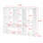 Open Wooden Open Shelf Bookcase, Freestanding Display Storage Cabinet with 7 Cube Storage Spaces, Floor Standing Bookshelf, Entryway, Living Room Storage Cabinet