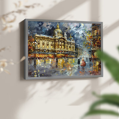 Landscape Series-CXLIX -Framed Print - Restickable